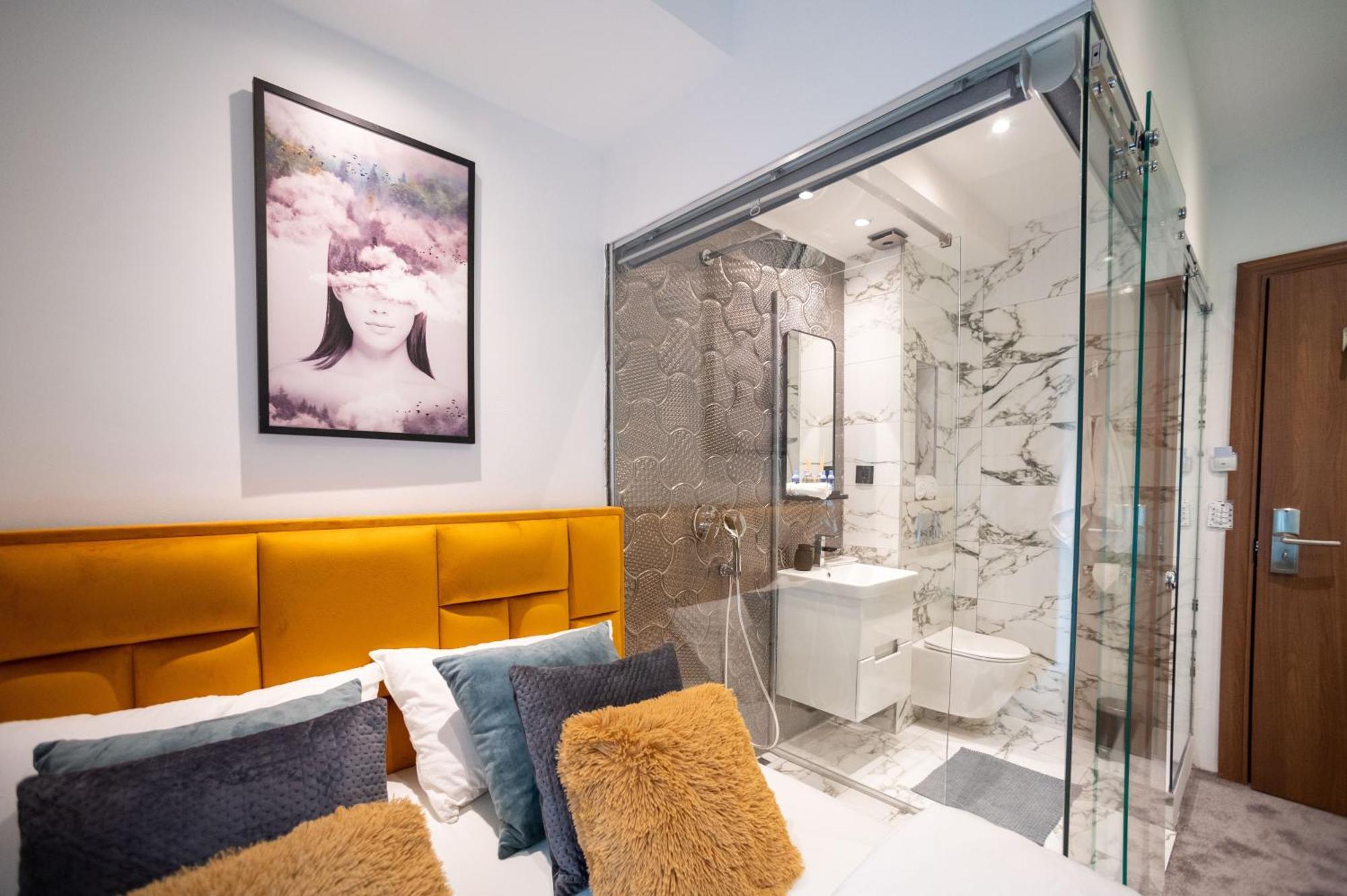 Natali Luxury Suites Belgrád Szoba fotó